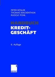 Cover von Handbuch Kreditgeschäft