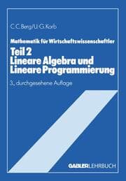 Cover von Lineare Algebra und Lineare Programmierung