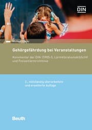 Cover von Gehörgefährdung bei Veranstaltungen - Buch mit E-Book