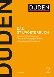 Cover von Duden - Das Stilwörterbuch