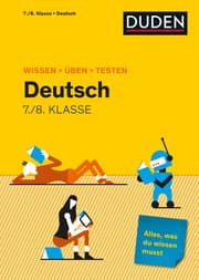 Cover von Wissen - Üben - Testen: Deutsch 7./8. Klasse