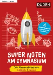 Cover von Super Noten am Gymnasium - Dein Klassenarbeitstrainer Englisch 5. Klasse