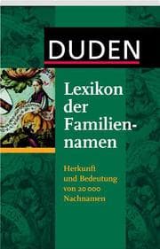 Cover von Lexikon der Familiennamen
