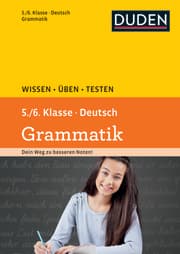 Cover von Wissen - Üben - Testen: Deutsch - Grammatik 5./6. Klasse
