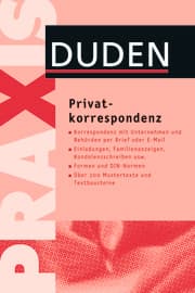Cover von Privatkorrespondenz