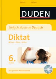 Cover von Einfach klasse in Deutsch - Diktat 6. Klasse