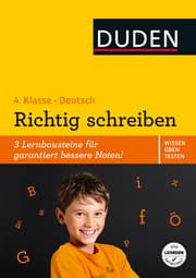 Cover von Wissen - Üben - Testen: Deutsch - Richtig schreiben 4. Klasse