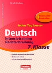 Cover von Deutsch Intensivtraining Rechtschreibung 7. Klasse