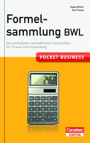 Cover von Formelsammlung BWL