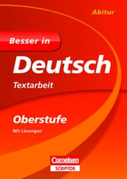 Cover von Besser in Deutsch - Textarbeit Oberstufe