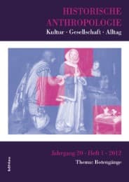 Cover von Historische Anthropologie 20.1