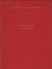 Cover von Regesta Imperii - IV: Lothar III. und ältere Staufer 1125-1197