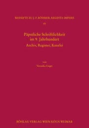 Cover von Päpstliche Schriftlichkeit im 9. Jahrhundert