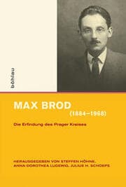 Cover von Max Brod (1884-1968)
