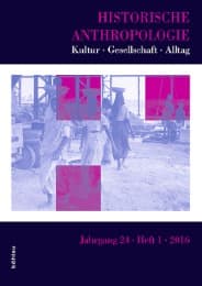 Cover von Historische Anthropologie