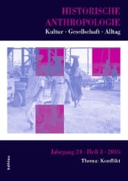 Cover von Historische Anthropologie