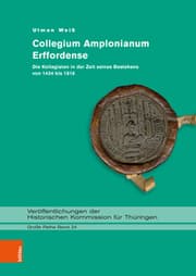 Cover von Collegium Amplonianum Erffordense
