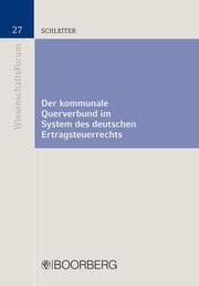 Cover von Der kommunale Querverbund im System des deutschen Ertragsteuerrechts