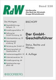 Cover von Der GmbH-Geschäftsführer