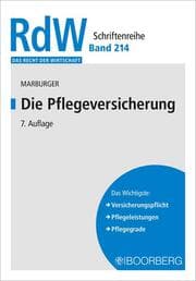 Cover von Die Pflegeversicherung