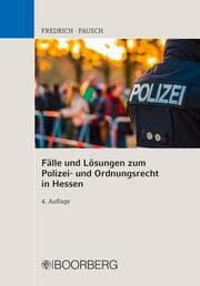 Cover von Flle und Lsungen zum Polizei- und Ordnungsrecht in Hessen