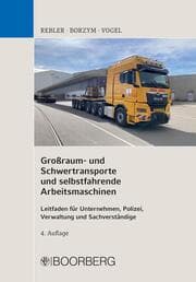Cover von Großraum- und Schwertransporte und selbstfahrende Arbeitsmaschinen