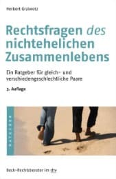 Cover von Rechtsfragen des nichtehelichen Zusammenlebens