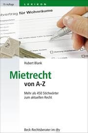 Cover von Mietrecht von A-Z