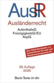 Cover von Ausländerrecht