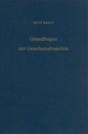 Cover von Grundfragen der Gesellschaftspolitik.