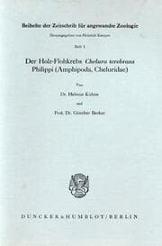 Cover von Der Holz-Flohkrebs Chelura terebrans Philippi (Amphipoda, Cheluridae).