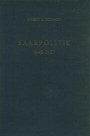 Cover von Saarpolitik 1954 - 1957.