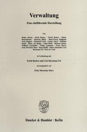 Cover von Verwaltung.