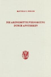 Cover von Die Arzneimittelversorgung durch Apotheken.