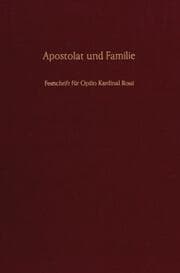 Cover von Apostolat und Familie.