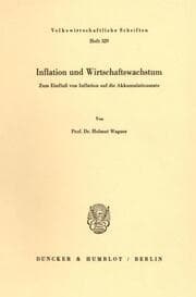 Cover von Inflation und Wirtschaftswachstum.