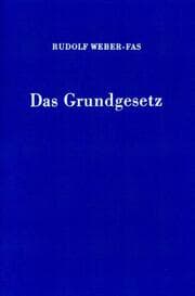 Cover von Das Grundgesetz.