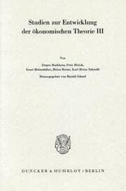 Cover von Bedeutung und Fortwirkung der Physiokraten.