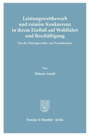 Cover von Leistungswettbewerb