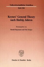 Cover von Keynes' General Theory nach fünfzig Jahren.