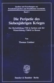 Cover von Die Peripetie des Siebenjährigen Krieges.