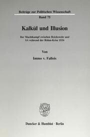 Cover von Kalkül und Illusion.