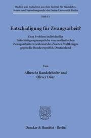 Cover von Entschädigung für Zwangsarbeit?