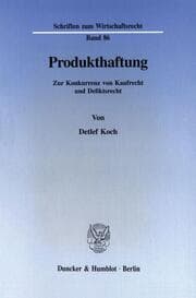 Cover von Produkthaftung.