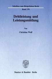 Cover von Drittleistung und Leistungsmittlung.