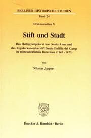 Cover von Stift und Stadt.