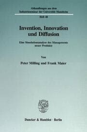 Cover von Invention, Innovation und Diffusion.