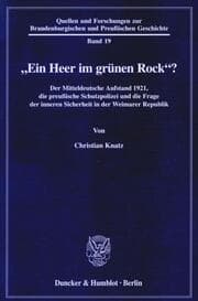 Cover von 'Ein Heer im grünen Rock'?