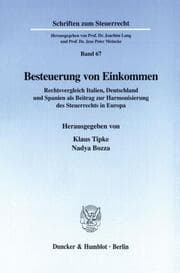 Cover von Besteuerung von Einkommen.