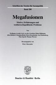 Cover von Megafusionen.